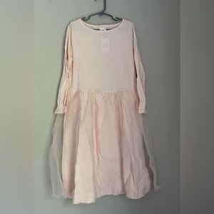 NWT - Girls Crew Cuts Light Pink Tulle Dress - Size:12
